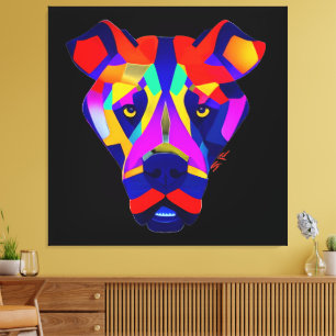 Alexander's Dog black canvas print