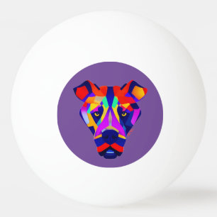 Alexander's Dog purple 1-star ping pong ball