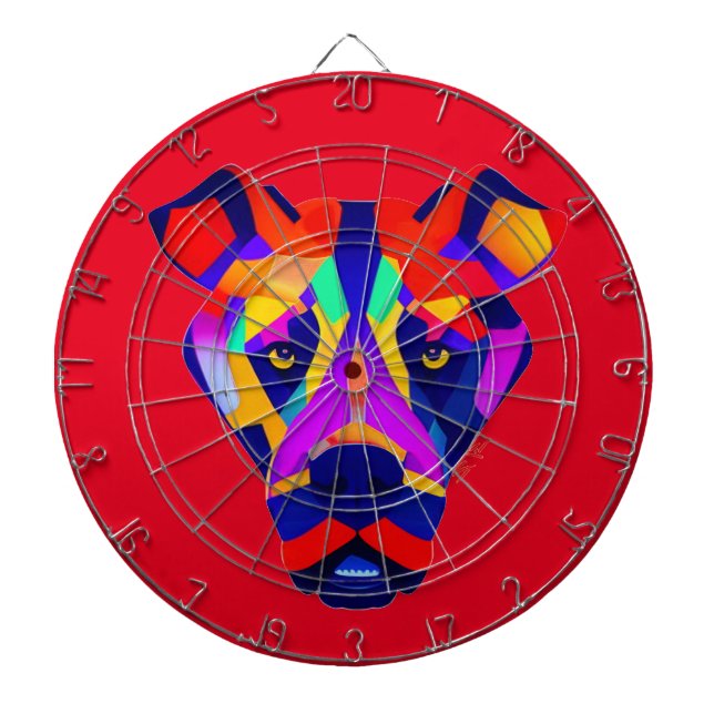 Alexander's Dog red dartboard (Front)