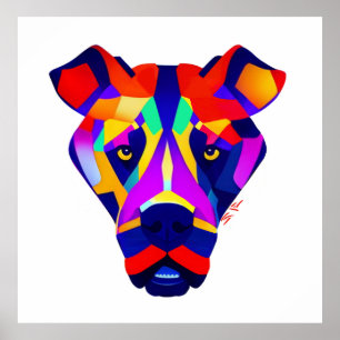 Alexander's Dog white matte poster