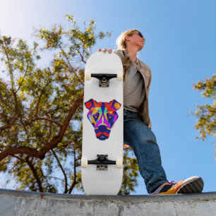 Alexander's Dog white skateboard