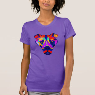 Alexander's Dog women purple slim T-shirt
