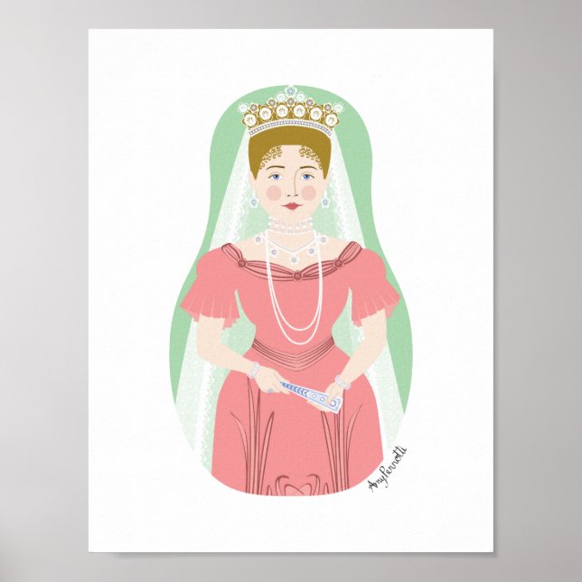 Alexandra Feodorovna Romanova Matryoshka Poster (Front)