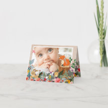 Alexandra Folded Photo Thank You Card