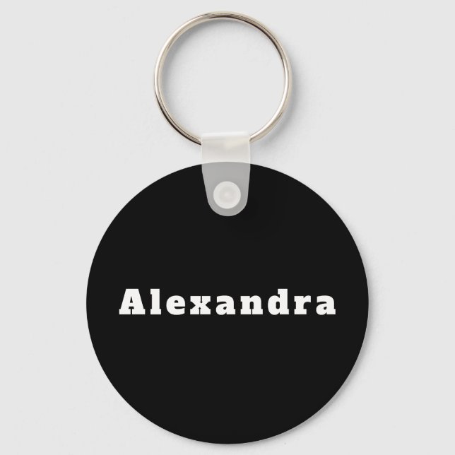 Alexandra Key Ring (Front)