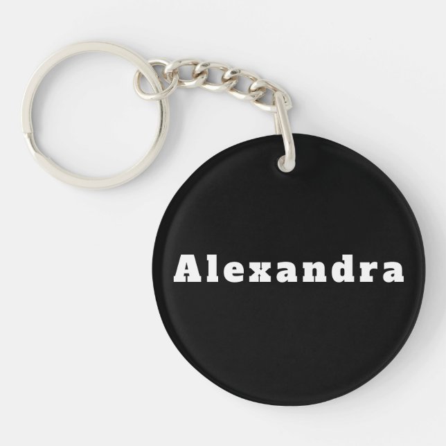 Alexandra Key Ring (Front)