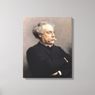 Alexandre Dumas Fils  1886 Canvas Print