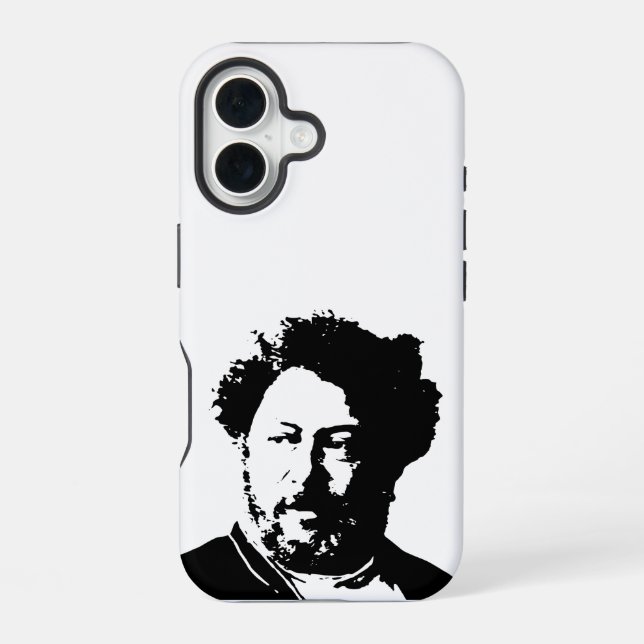 Alexandre Dumas iPhone 16 Case (Back)