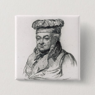 Alexandre Grimod de la Reyniere 15 Cm Square Badge