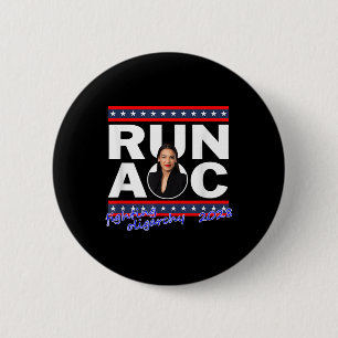 Alexandria 2028 Aoc For President 2028 6 Cm Round Badge
