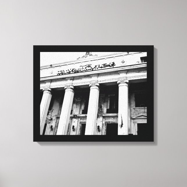 Alexandria Building  Canvas Print (Front)