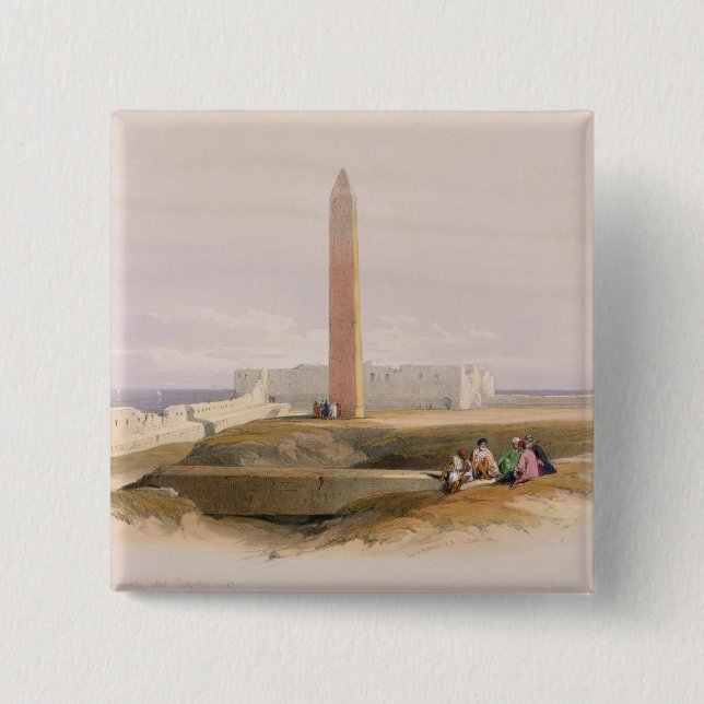 Alexandria, commonly called Cleopatra's 15 Cm Square Badge (Front)