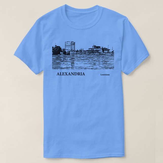 Alexandria Louisiana TShirt - 3 (Design Front)