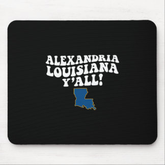 Alexandria Louisiana Y'all La Southern Accent Vaca Mouse Pad