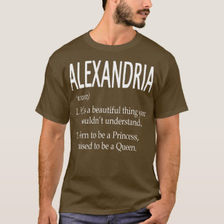 Alexandria Name Gift T-Shirt