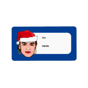 Alexandria Ocasio-Cortez (AOC) Christmas Label