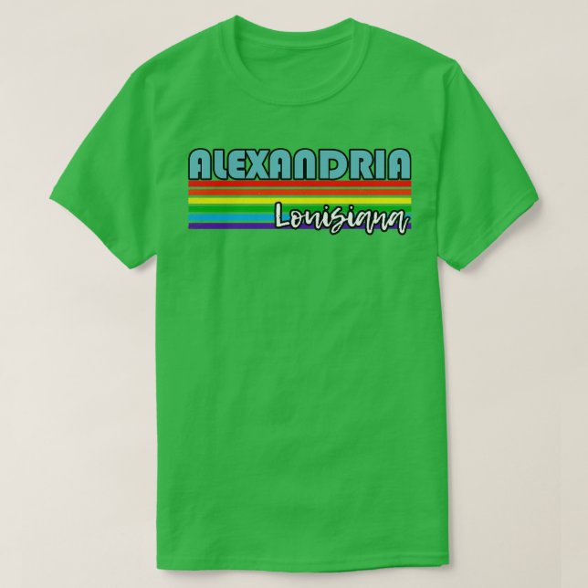 Alexandria  Pride  Alexandria LGBT Gift LGBTQ Supp T-Shirt (Design Front)