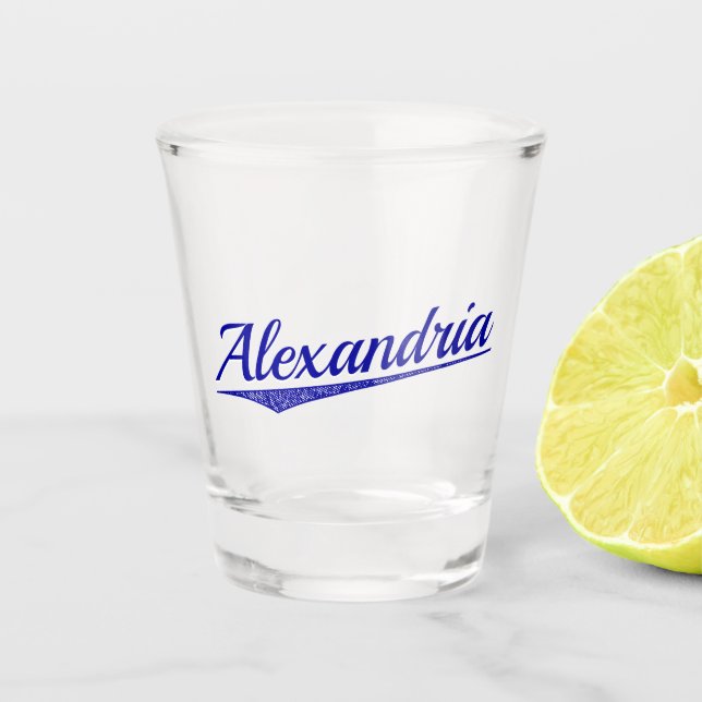 Alexandria Shot Glass (Front)