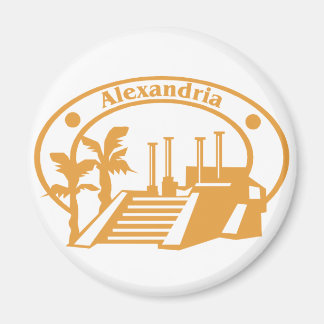 Alexandria Stamp Magnet