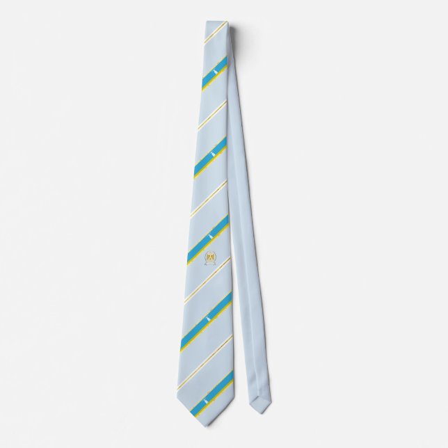 Alexandria stripes flag tie (Front)