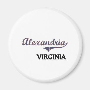Alexandria Virginia City Classic Magnet