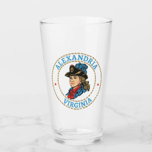 Alexandria Virginia Colonial Glass