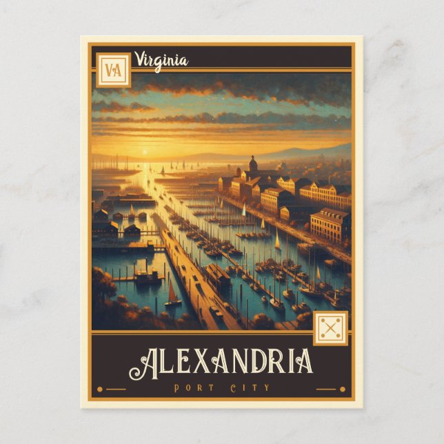 Alexandria, Virginia | Vintage Postcard (Front)