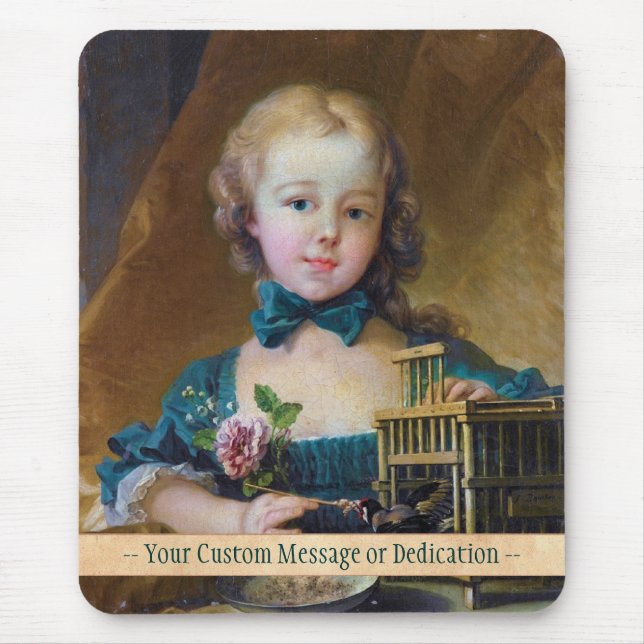 Alexandrine-Jeanne Le Normant d'Étiolles Boucher Mouse Pad (Front)