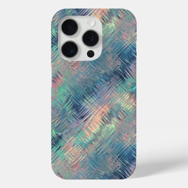Alexandrite Blue Glassy Texture Case-Mate iPhone Case (Back)