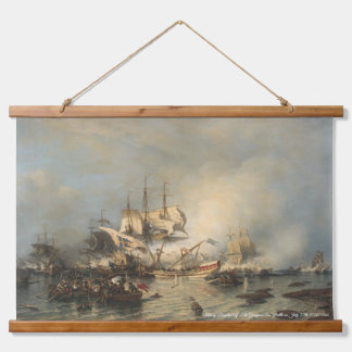 Alexey Bogolyuboff. The Grengam Sea Battle on... Hanging Tapestry