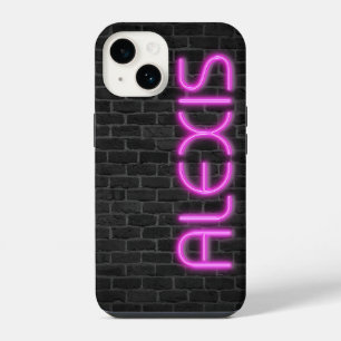 ALEXIS In PINK Neon Lights iPhone 14 Case