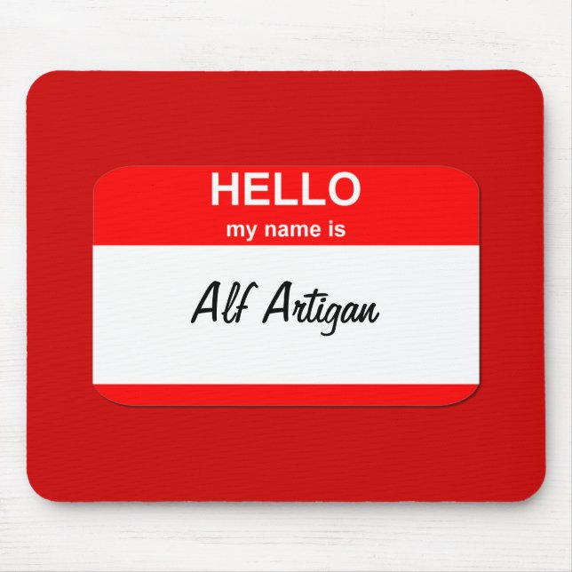 Alf Artigan Mouse Pad (Front)