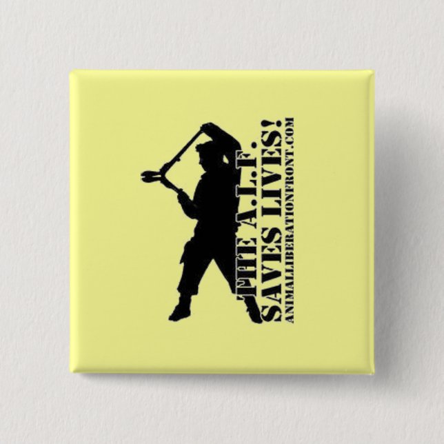 ALF Saves Lives 15 Cm Square Badge (Front)