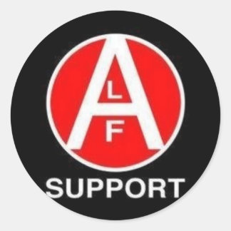 ALF Support Classic Round Sticker