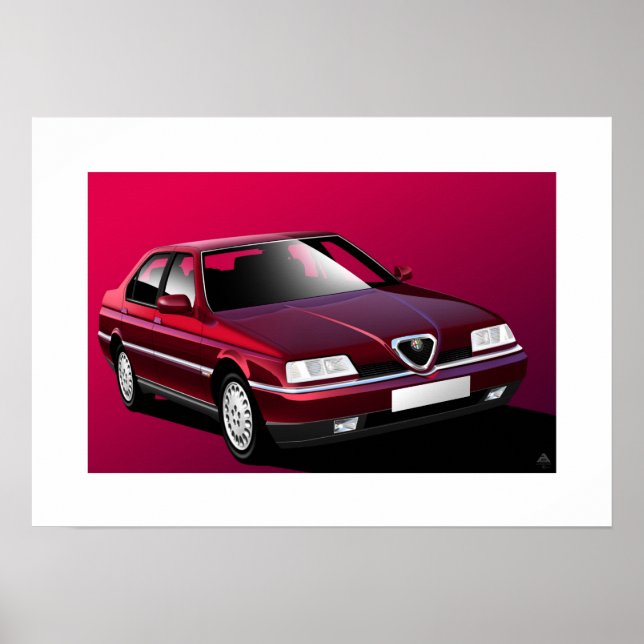 Alfa Romeo 164 Poster (Front)