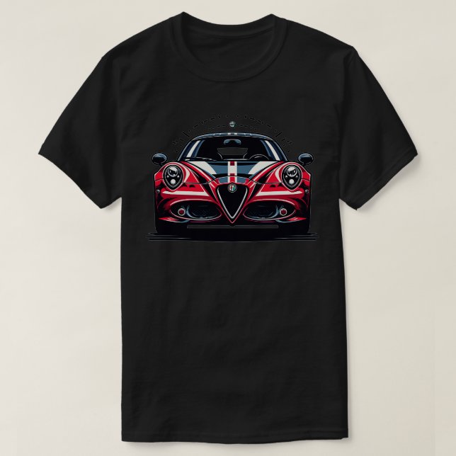 Alfa Romeo 4C 8 T-Shirt (Design Front)
