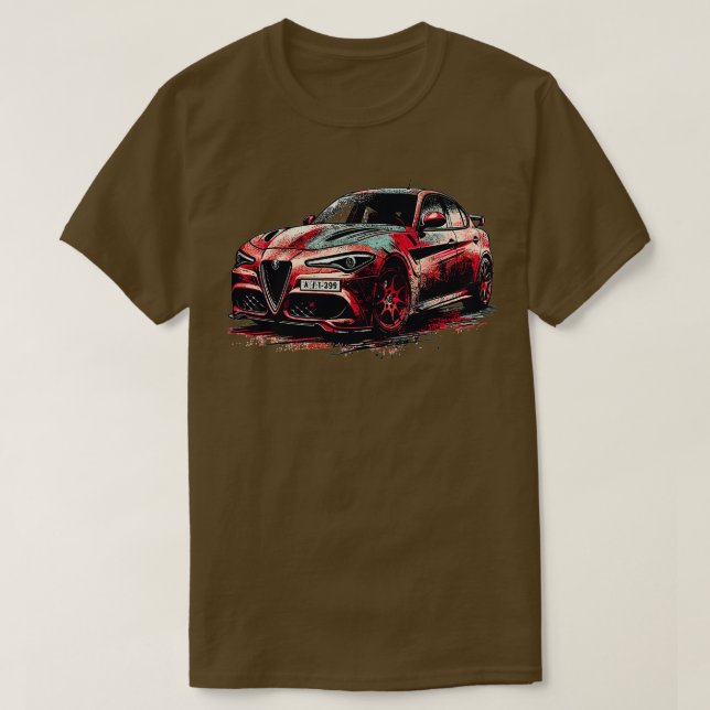 Alfa Romeo Giulia 4 T-Shirt (Design Front)