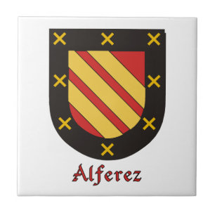 Alferez Family Shield Tile