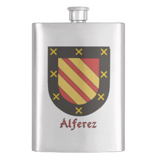 Alferez Heraldic Shield Hip Flask