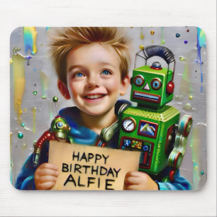 ALFIE ~ And his ROBOT ~ Mousepad
