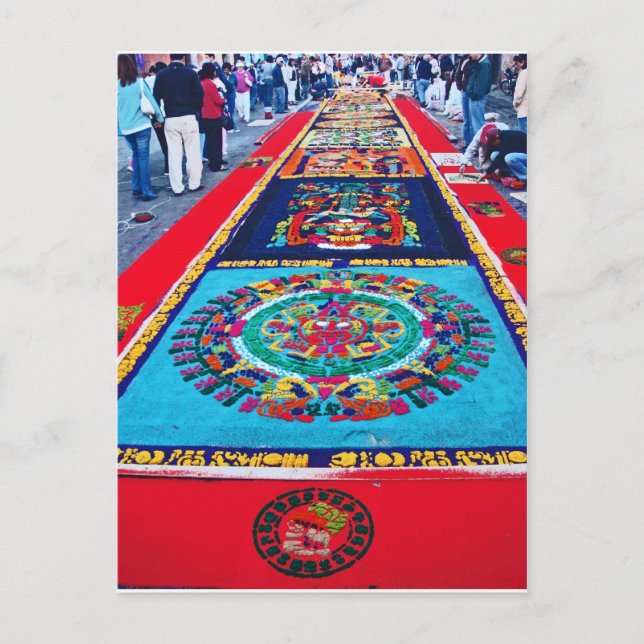 Alfombras de La Antigua 2 Postcard (Front)