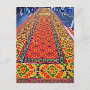 Alfombras de La Antigua 3 Postcard