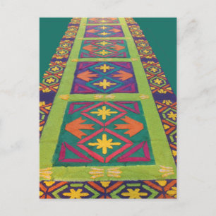 Alfombras de La Antigua 9 Postcard