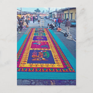 Alfombras de La Antigua Postcard