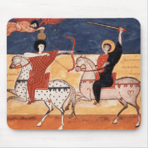 Alfombrilla guerreros medievales