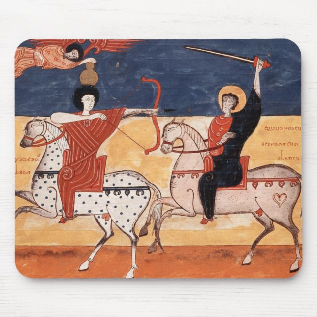 Alfombrilla guerreros medievales mouse pad (Front)