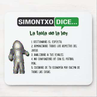 Alfombrilla La tabla de la ley Mouse Pad