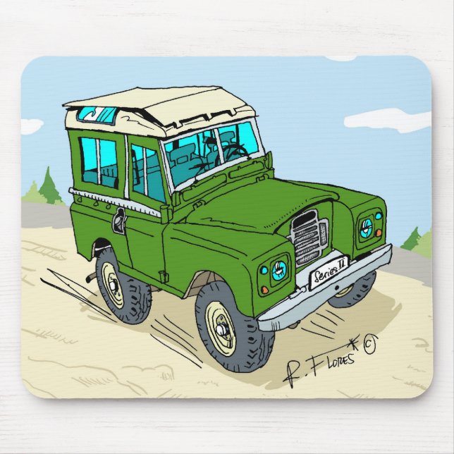 AlfombrillaLRoverSerieII235197 Mouse Pad (Front)