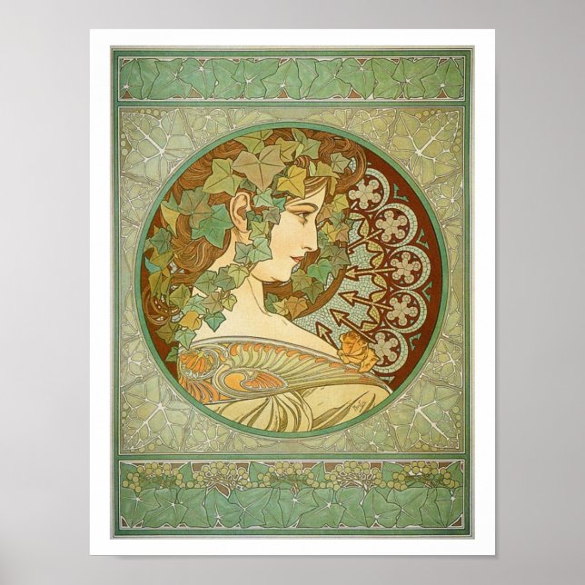 Alfons M. Mucha Poster (Front)