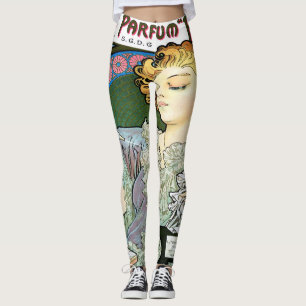 Alfons Mucha 1896 Lance Parfum Rodo Leggings